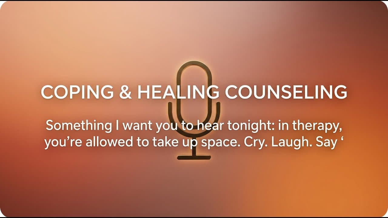 Something I want you to hear tonight: in... | Georgia Telehealth Therapy