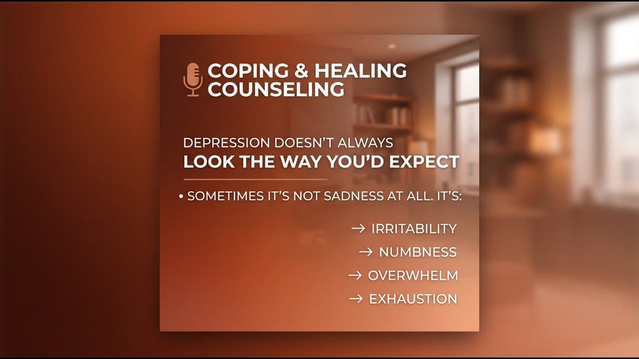 Depression doesn't always look the way... | Georgia Telehealth Therapy