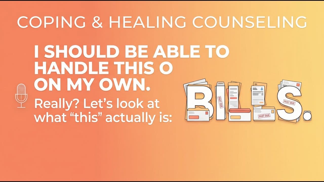 "I should be able to handle this on my... | Georgia Telehealth Therapy