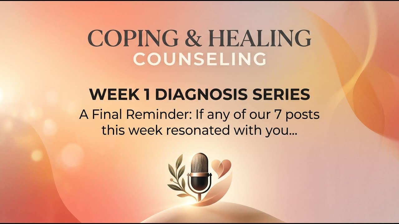 Final reminder for Week 1 of our... | Georgia Telehealth Therapy